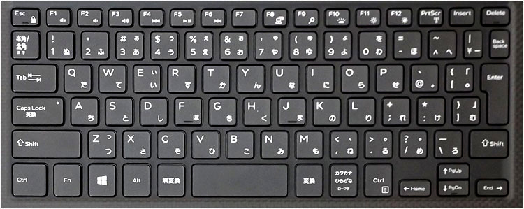 XPS 15（9570）のキーボード詳細解説