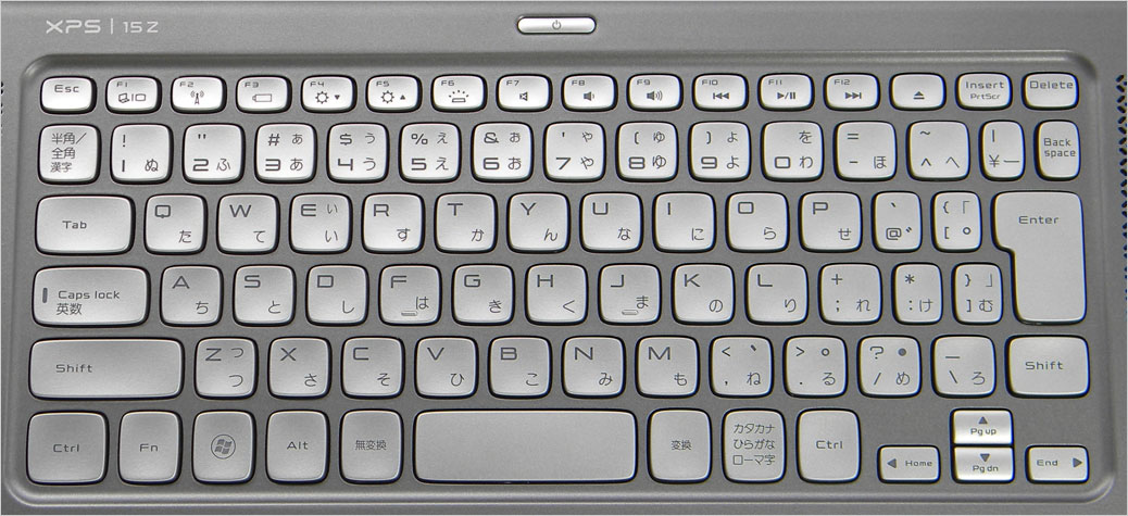 これはXPS 15z（L511z）のキーボード