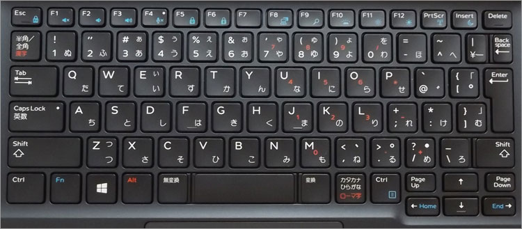 Latitude 12（7275）キー配列