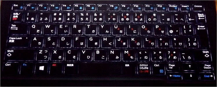 これで暗い場所でも操作をLatitude 12（7275）