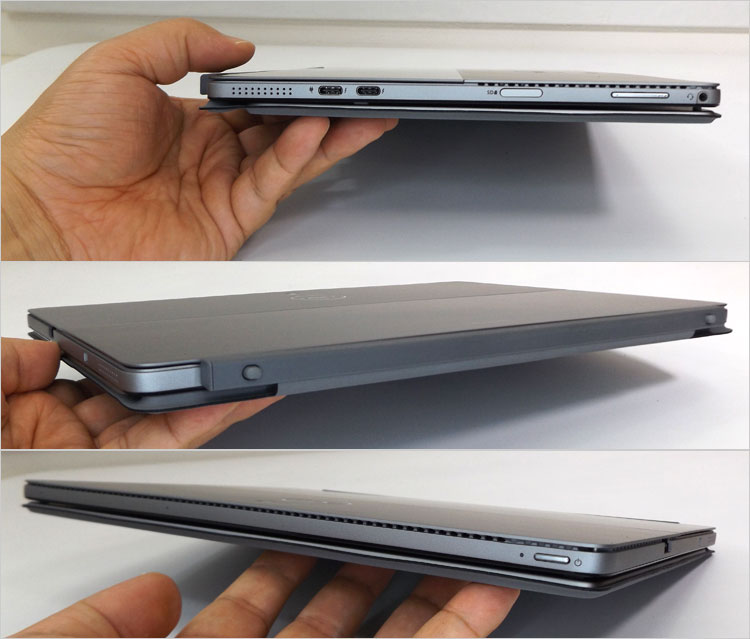 ディスプレイを畳んだ様子