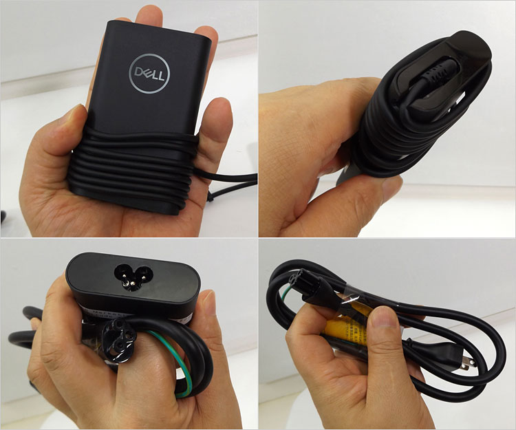 Latitude 5310 2-in-1実機で付属しているのは65WのACアダプタ