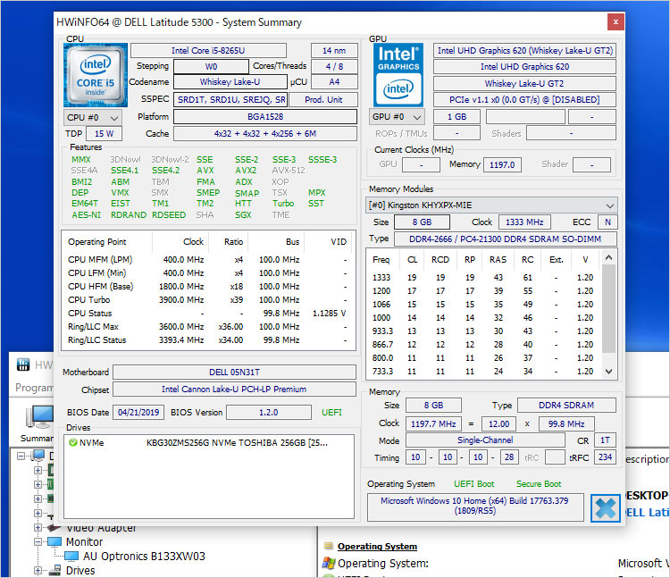 13.3インチノート、DELL Latitude 5300 レビュー Whiskey Lake（U