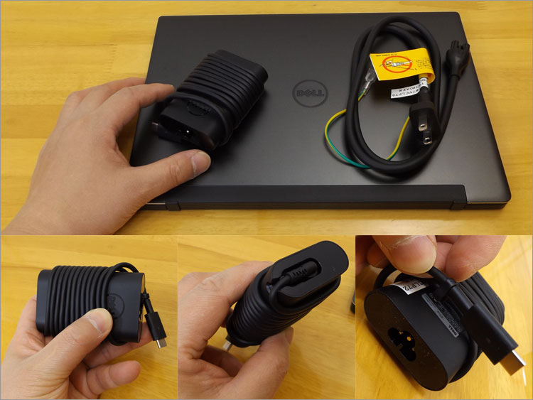 USB Type-C端子が使われている