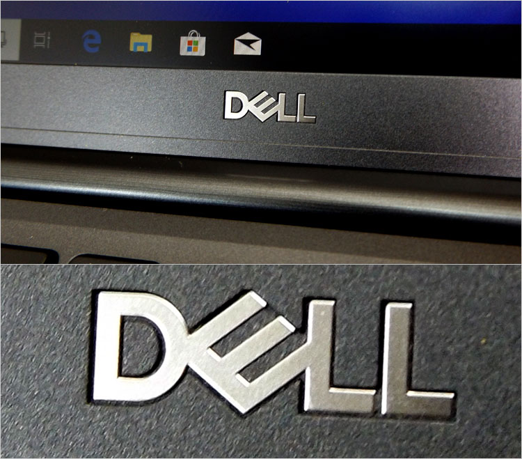 DELLロゴはクロム調