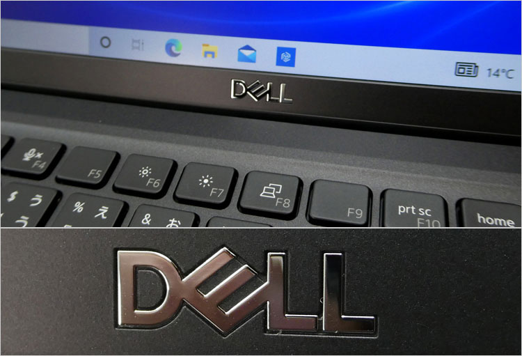 ロム調のDELLロゴ