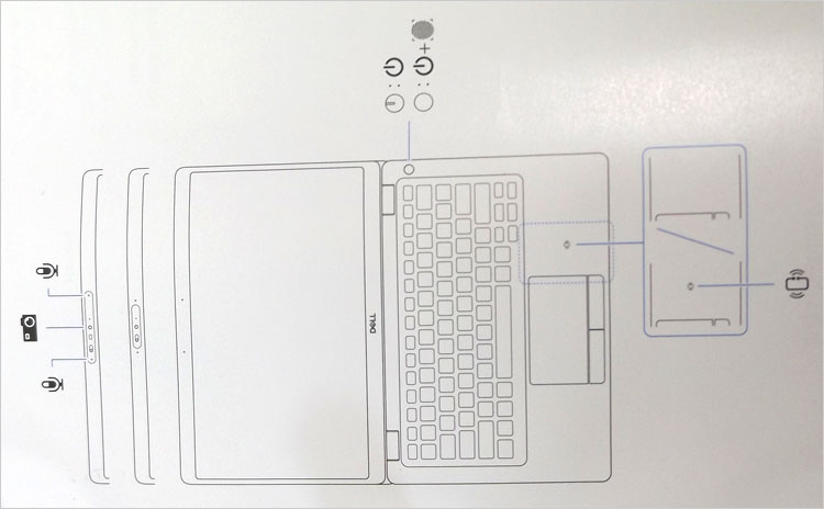 指紋認識リーダー付き電源ボタン