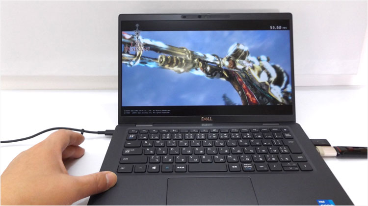 Core i5-1145G7ならびに統合されているIris Xe グラフィックス