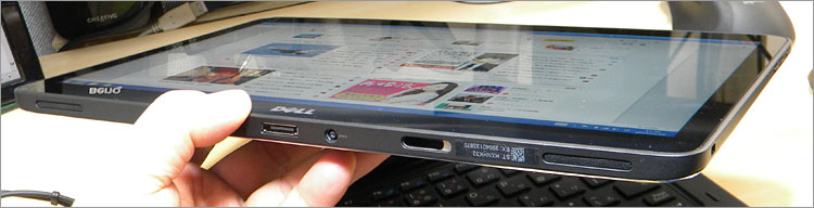 タブレット本体の下部