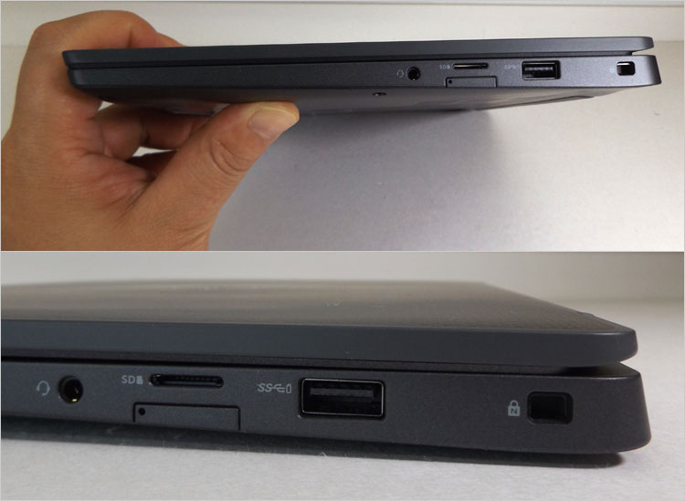 オプションのmicroSIMカードスロット