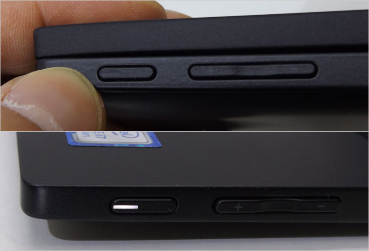 Latitude 7390 2-in-1の電源ボタン