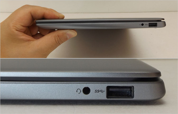 ヘッドセット端子、USB3.1-Gen1 端子