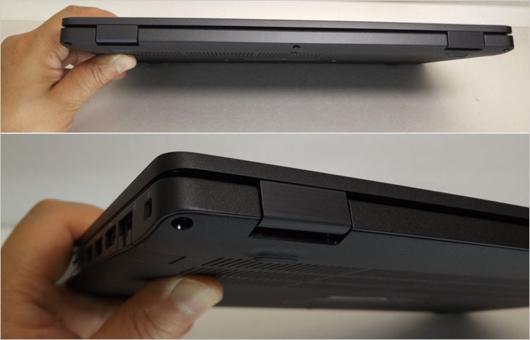 ヒンジがアルミ外装