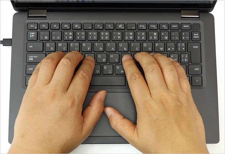 キーボードのホームポジションDELL