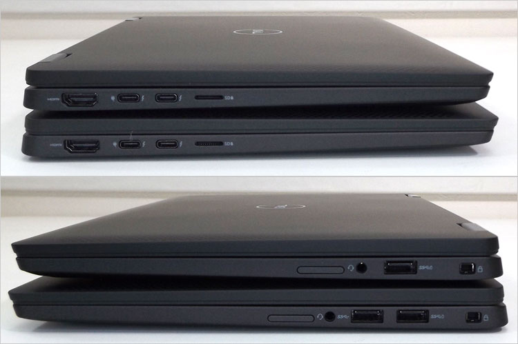 右側面ではLatitude 7410 2-in-1のイメージです