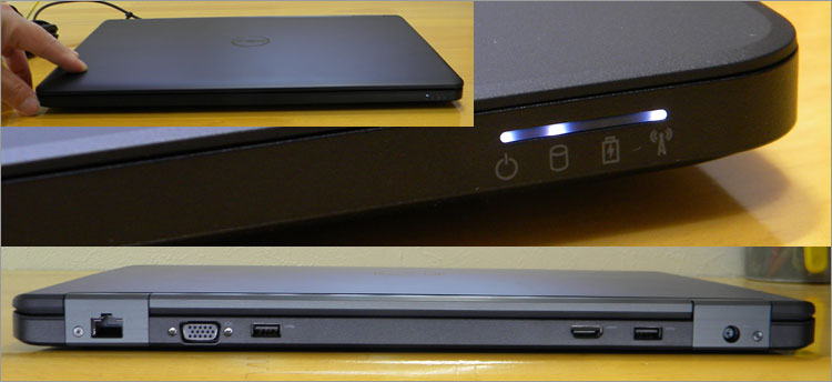 VGA端子、HDMI端子があるLatitude