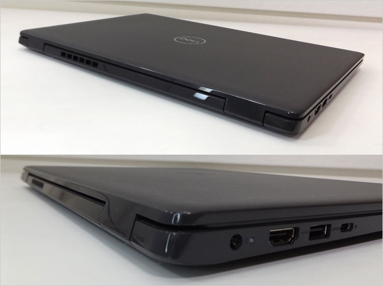 背面に至るまでの周囲は光沢処理