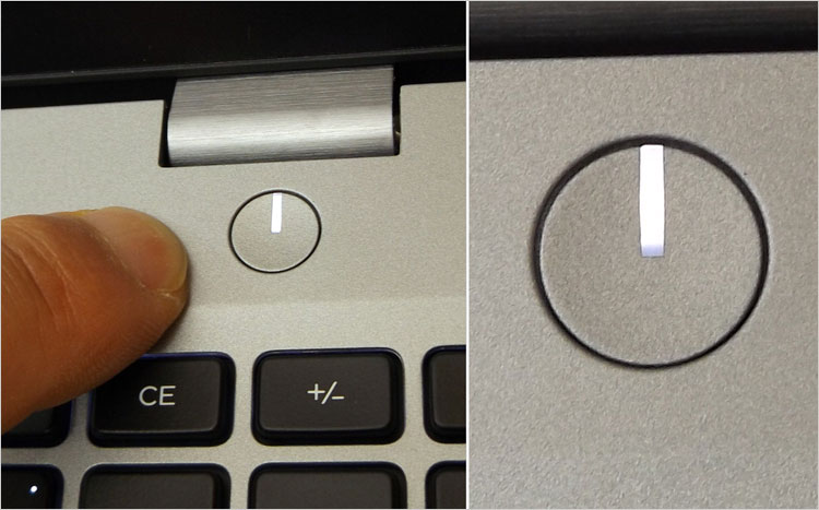 棒状のLEDライトが点灯