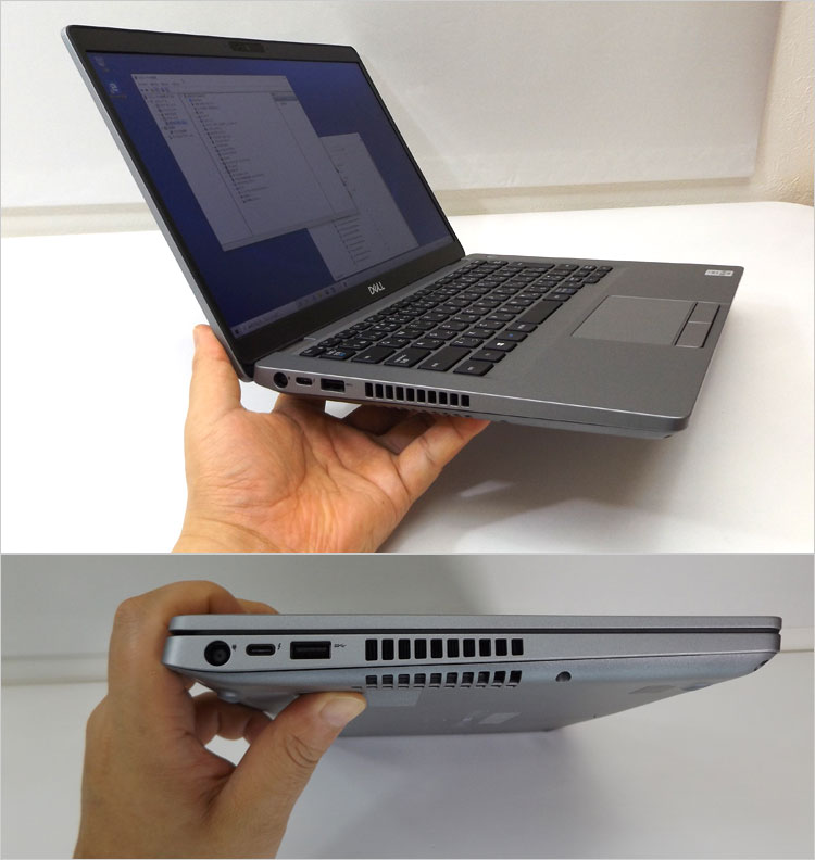 装備端子は奥側にある