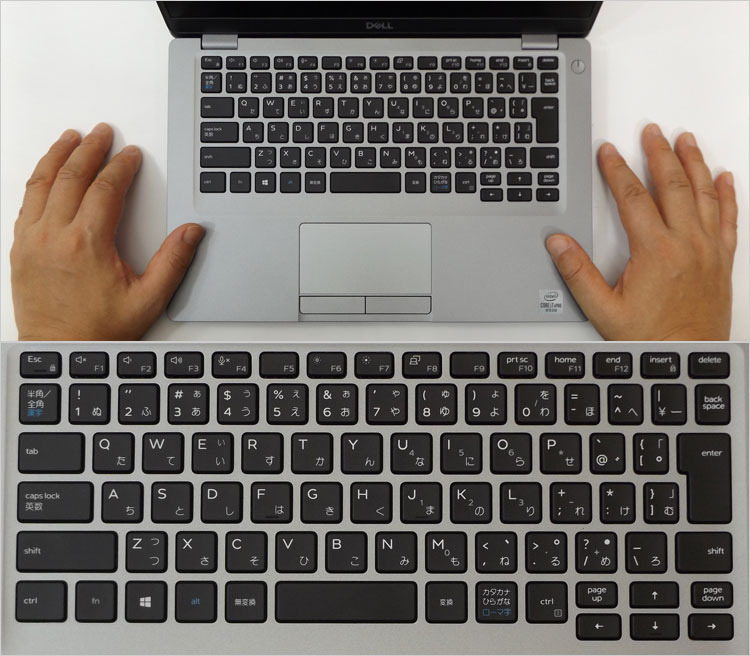 Enterキーの左隣にある4つ