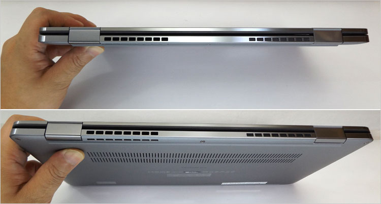 左右にに排気口が配置