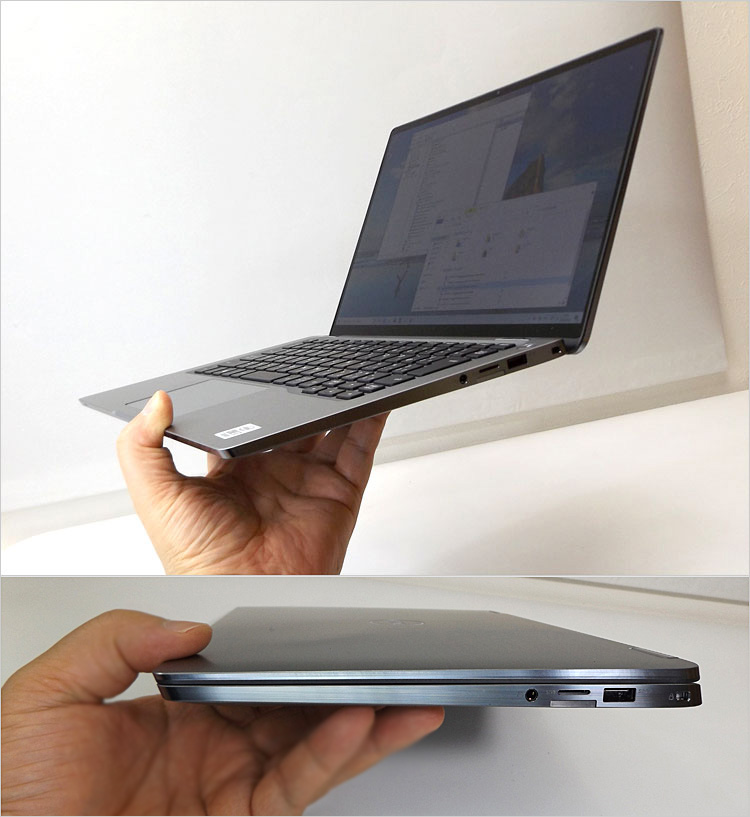 USB端子は奥側に配置