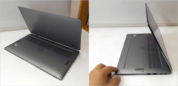 キーボード面を地面