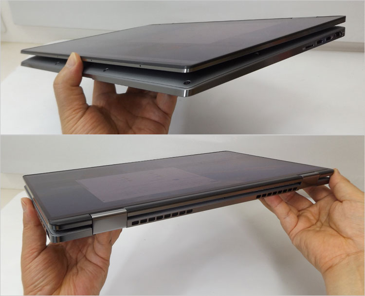 Latitude 9510 2-in-1のタブレット状態