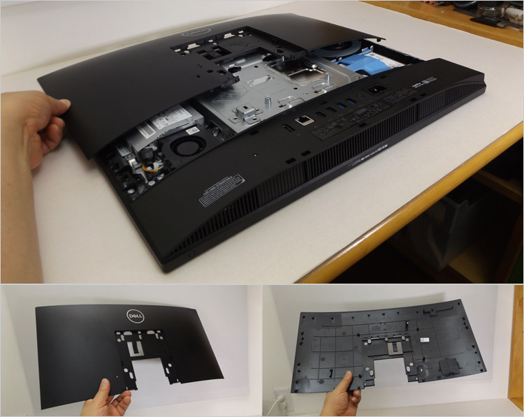 内部アクセスが比較的簡単に行える構造