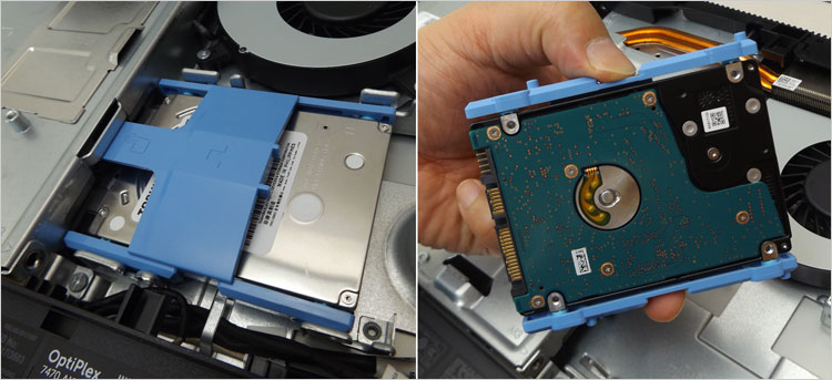 2.5インチHDDを搭載