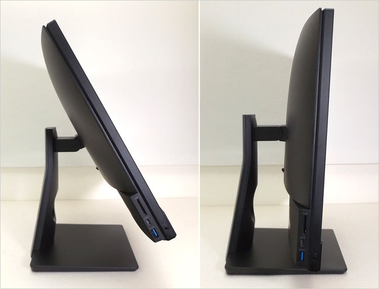 チルト-ディスプレイ角度