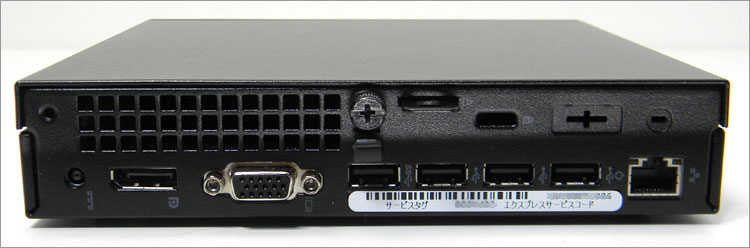 OptiPlex 3020マイクロVGA端子、DisplayPort 1.2端子