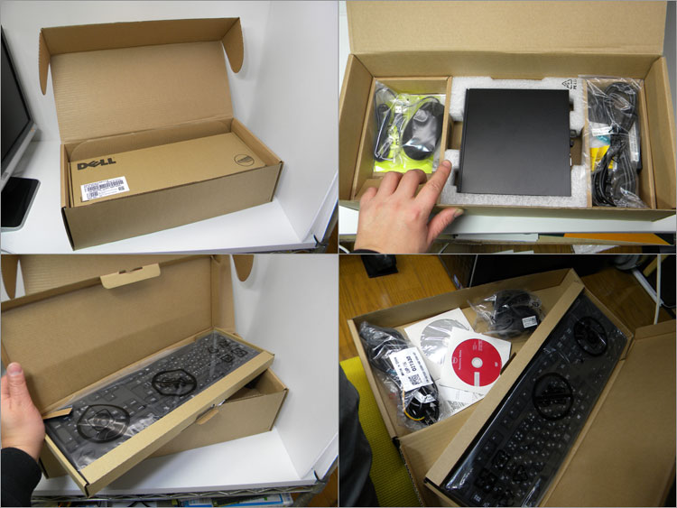 OptiPlex 3020マイクロの購入状況と梱包