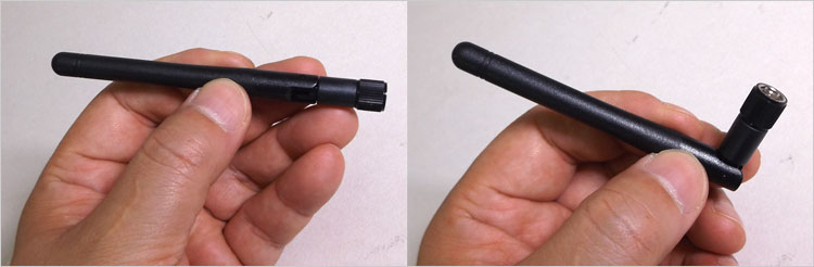 アンテナはL字型