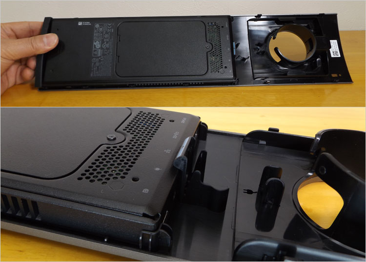 固定に工具やネジは使わず