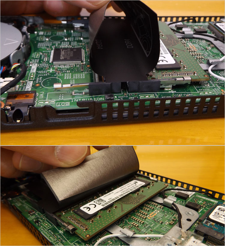 SO-DIMMメモリスロット2基