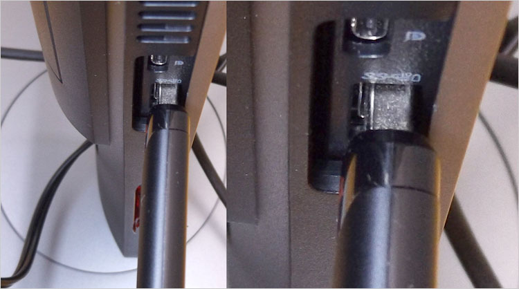 SBメモリを挿した