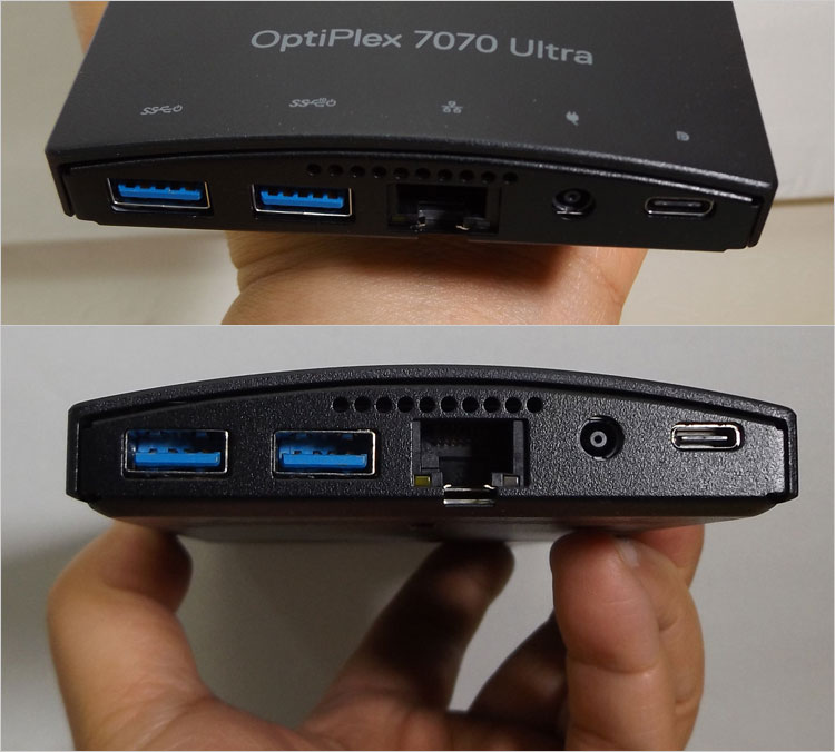 コネクタの種類にDisplay Port 端子やHDMI端子がない