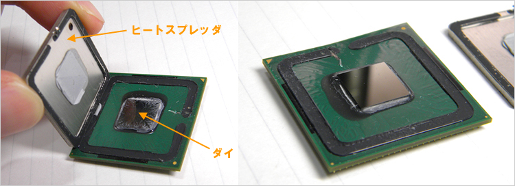 CPU製品はパッケージ化