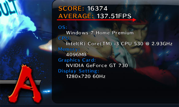 GT730でストリートファイター4