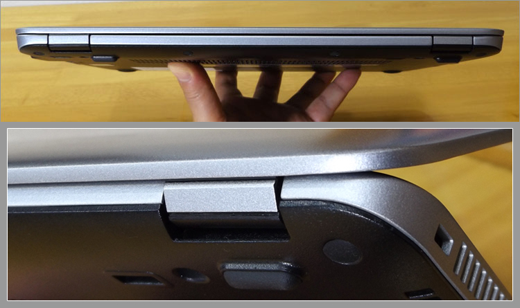 EliteBook 820 G3のヒンジデザイン