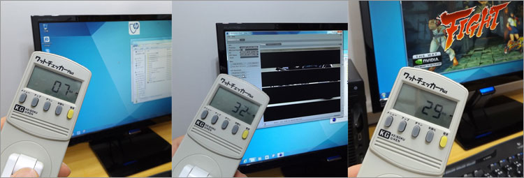 Core i3-6100T 搭載時-消費電力