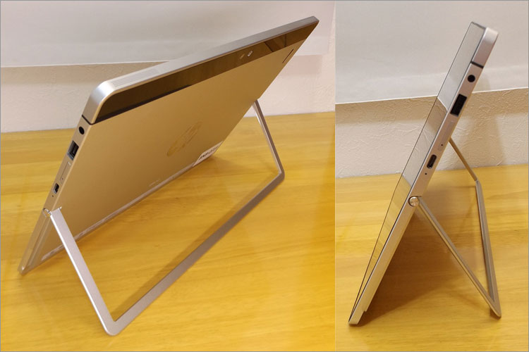 折りたたみ式のキックスタンド