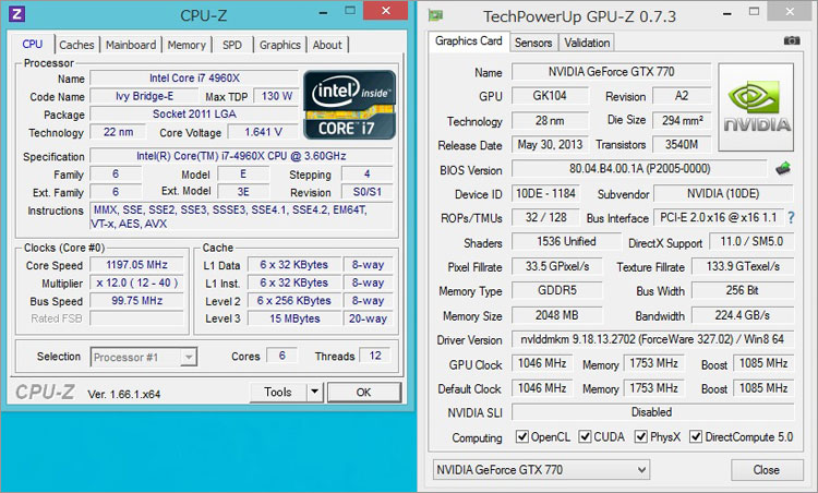 Phoenix 810にCore i7-4960X Extreme Edition搭載