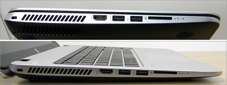 ENVY 15-j100のHDMI 出力端子