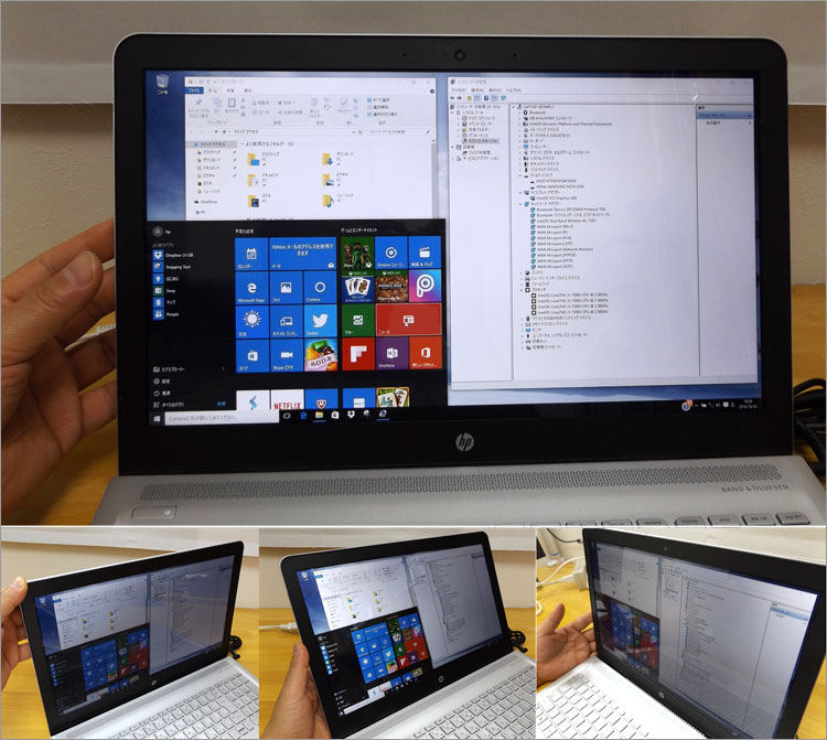 IPSディスプレイのENVY 15-as100