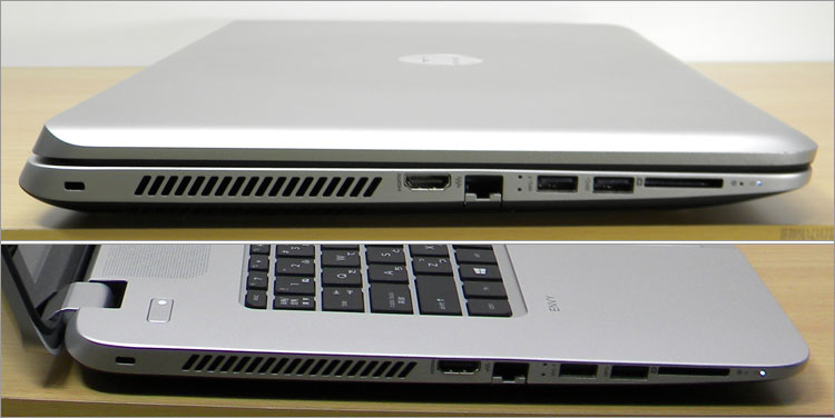 ENVY17-j100 Leap Motion SE HDMI出力端子