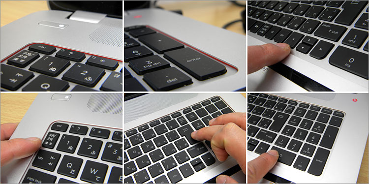 キーストローク は 約1.5mmのenvy