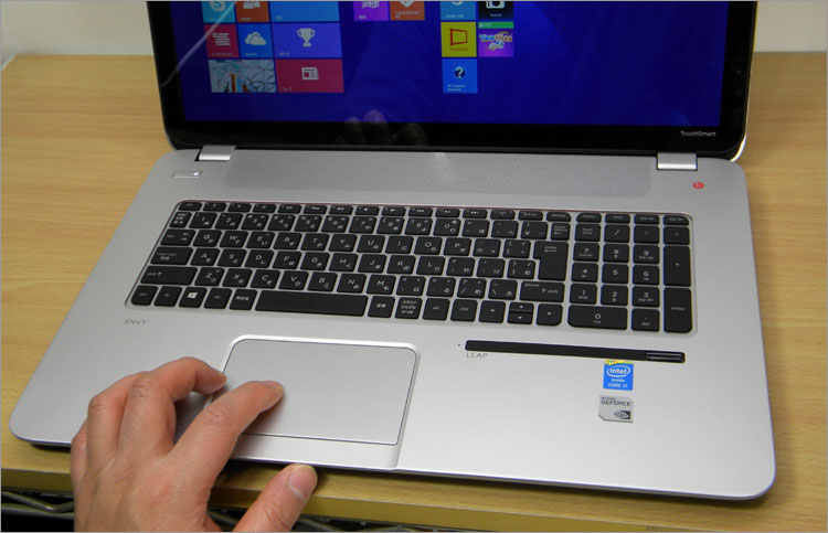 ENVYシリーズならでは高級感だ、ENVY17-j100 Leap Motion SE レビュー