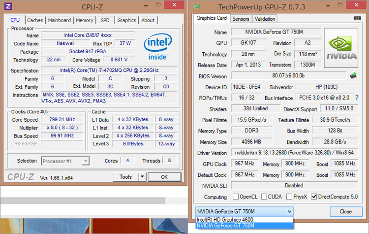 NVIDIA GeForce GT 750M